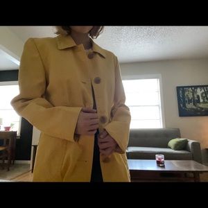 VINTAGE ANN TAYLOR YELLOW COAT